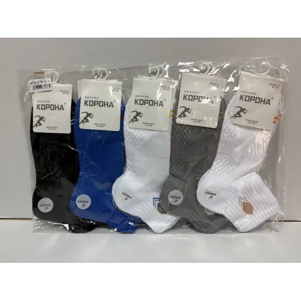 Носки мужские Оптом 40-45  р. cotton "G" Корона AY236-4