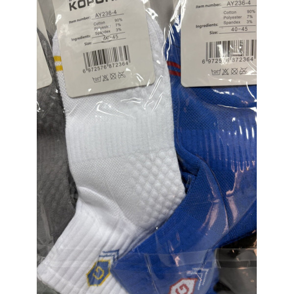 Носки мужские Оптом 40-45  р. cotton "G" Корона AY236-4