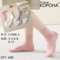 Носки детские Корона для девочек 9-11 лет Оптом CY408-5