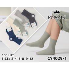 Носки детские Корона для мальчиков 2-4 года Оптом CY4029-1