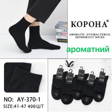 Шкарпетки чоловічі "Нічка" ароматні Корона 41-47р. Оптом AY-370-1