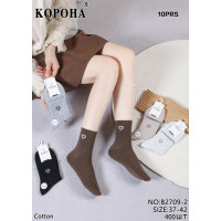 Носки женские "Сердце" Корона 37-42 р. Оптом B2709-2