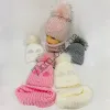 Комплект детский шапка на флисе +хомут для девочек 52-54 р.р. Польша Оптом 1056