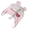 Шапка детская Оптом трикотаж +сетка для девочек "teddy bear" 39-44 р.р. 8538
