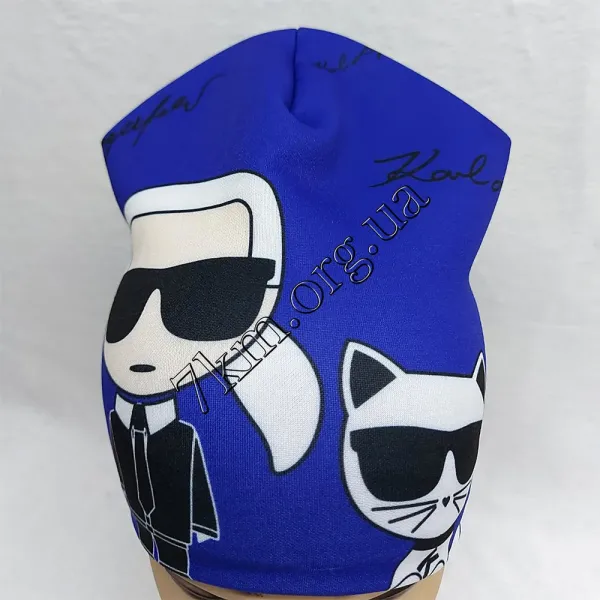 Шапка детская сублимация +флис для мальчиков "Карл+ Шупетт" Украина Оптом 6004