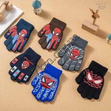 Перчатки детские одинарные для мальчиков "Spider-man" 2-4 года Оптом 5162 S