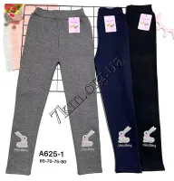 Лосины детские теплые на меху для девочек 65-70-75-80 см. "PinkBuny" Оптом А625-1