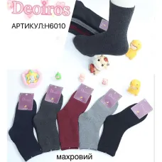 Носки детские махровые Оптом для девочек и мальчиков 36-40 р.р. "Стандарт" Deoiros H6010