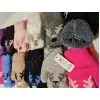 Варежки вязка +микрофибра для девочек 2-4 года Корона Оптом 5823 S