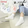 Носки детские Оптом для девочек 3-5 лет "Деликатные" Корона CY409-4