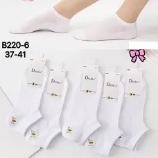 Шкарпетки жіночі (10пар) Оптом 37-41 р. "White" + сітка Deoiros B220-6