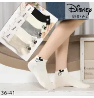 Носки женские (10пар) Оптом 36-41 р. "Микки" хлопок Disney BF079-2