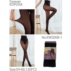 Колготки женские с эффектом вторая кожа и утяжкой Оптом 54-60р. Корона KW2008-1