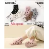 Шкарпетки дитячі Оптом махра для дівчаток 21-26р. "Плямисті" Корона C3256-3