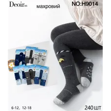 Колготки детские махровые Оптом для мальчиков 12-18 месяцев "car" Deoiros H9014