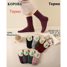 Шкарпетки жіночі Бамбук +махра Оптом 37-42р. Корона B2128-1