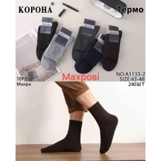 Шкарпетки чоловічі махрові Оптом 43-48р. Корона A1133-2