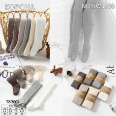 Колготки детские Оптом для девочек 7-9 лет "Камни" Корона KW3388
