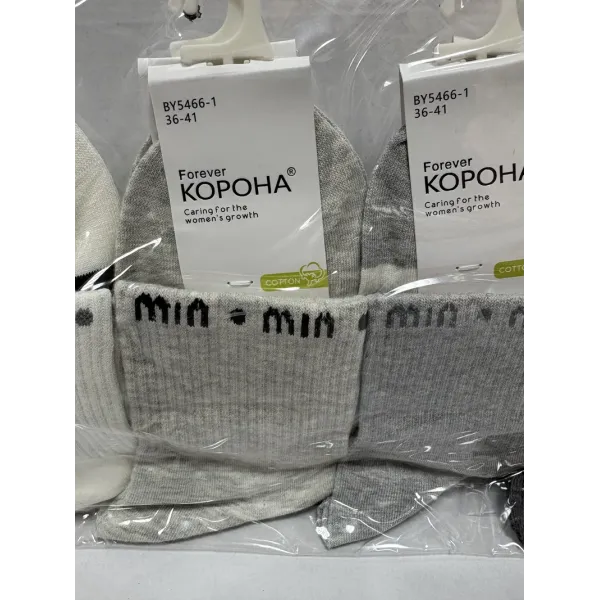 Носки женские Оптом 36-41 р. "Min•Min" Корона BY5466-1