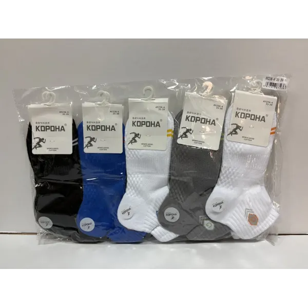 Носки мужские Оптом 35-39 р. cotton "G" Корона AY236-4