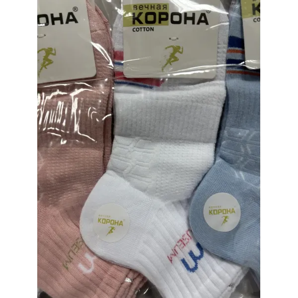 Носки подростковые Оптом для девочек 35-39 р. "M" Корона BY807-2