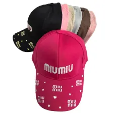 Кепка детская "miumiu" для девочек 54р. оптом 26H51