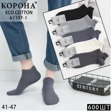 Шкарпетки чоловічі екобавовна Корона 41-47р. оптом AY397-1