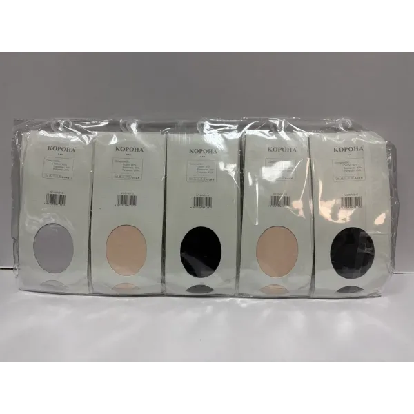 Носки-следы женские ажурные Корона 36-41 р. оптом WB0515