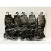 Носки мужские Чёрные Корона 41-47р. оптом AY317