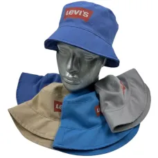 Панама детская "Levi" лён для мальчиков 48-52р. оптом 6002